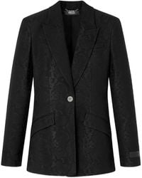 Versace - Wool-Blend Single-Breasted Blazer - Lyst