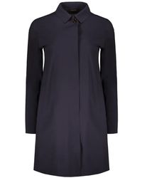 Moorer - Silene Logo-Button Coat - Lyst