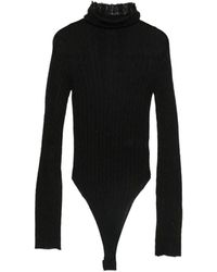 Haikure - Margie Cable-Knit Bodysuit - Lyst