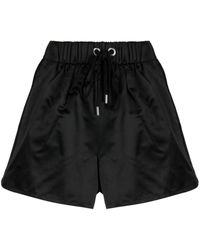 Sa Su Phi - Elasticated High-waisted Silk Shorts - Lyst