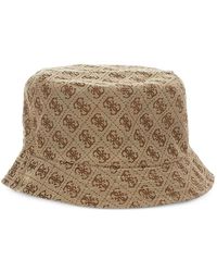 Guess - Noelle Reversible Monogram-Print Bucket Hat - Lyst