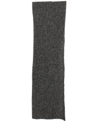 James Perse - Ribbed-Knit Scarf - Lyst