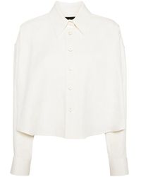 Fabiana Filippi - Buttoned Linen Blend Shirt - Lyst