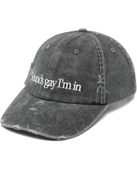 Carne Bollente - My Cruising Distressed-Effect Baseball Cap - Lyst