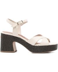 Tamaris - Sandalen Mit Überkreuzten Riemen - Lyst