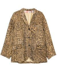 Visvim - Bowen Leopard-Print Blazer - Lyst