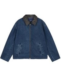CROQUIS - Zip-Up Denim Jacket - Lyst