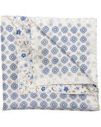 Elizabetta - Italo Einstecktuch Mit Medaillon-Print - Lyst