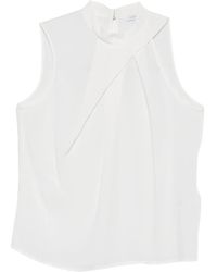 Patrizia Pepe - Draped Cowl-Neck Top - Lyst