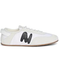 MSGM - Logo-Detail Lace-Up Sneakers - Lyst