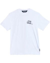 Just Cavalli - Logo-Embroidered T-Shirt - Lyst