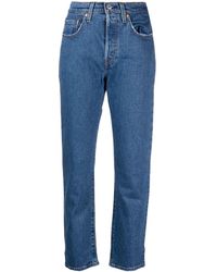 Levi's Jeans 501 A Gamba Dritta - Blu