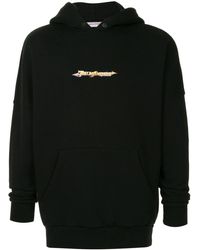 Palm Angels Kapuzenpullover mit Logo-Print - Schwarz