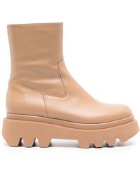 Paloma Barceló - Osian Round-Toe Boots - Lyst