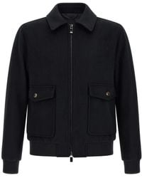 Pal Zileri - Zip-Up Wool-Blend Jacket - Lyst