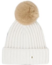 Bogner - Ranya Pompom-Detail Beanie Hat - Lyst