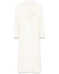 McQueen - Moulded-Shoulder Double-Breasted Coat - Lyst