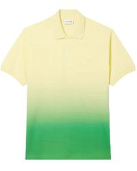Lacoste - Polo con efecto sombreado - Lyst