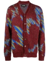 Ahluwalia - Ongoye Patterned Intarsia-Knit Cardigan - Lyst
