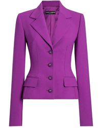Dolce & Gabbana - 'Dolce' Blazer - Lyst