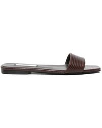 TOTEME - Lizard-Embossed Sandals - Lyst