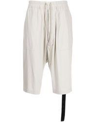 Rick Owens DRKSHDW Drop-crotch Cargo Shorts in Yellow for Men | Lyst