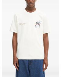 Filling Pieces - Graphic-Print Logo-Print T-Shirt - Lyst