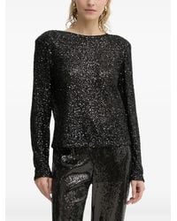 Bruuns Bazaar - Embellished Long-Sleeve Blouse - Lyst