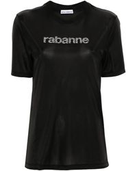 Rabanne - Logo-Embellished Jersey T-Shirt - Lyst