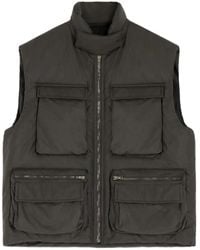 Lemaire - Wadded Zip-Fastening Multiple-Pocket Gilet - Lyst