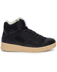 Jil Sander - High-Top Panelled Sneakers - Lyst