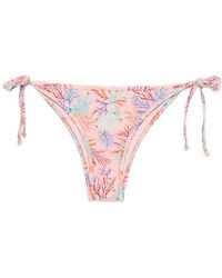 PATBO - Tie Print Bikini Bottom - Lyst