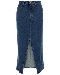 Jil Sander - Denim Skirt - Lyst