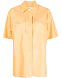 Stand Studio - Blouse Van Imitatieleer - Lyst