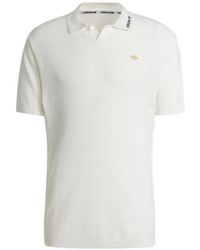 adidas - Embroidered-Logo Polo Shirt - Lyst