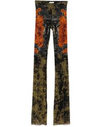 Jean Paul Gaultier - Pantalones con motivo abstracto - Lyst