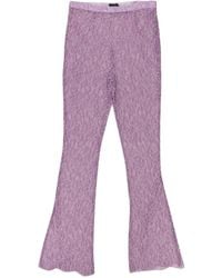CALLIPYGIAN - Laced Flared Trousers - Lyst