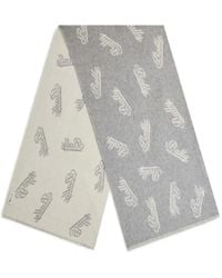 Bally - Logo-Motif Scarf - Lyst