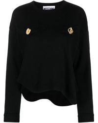 Moschino - Asymmetric-Hem Virgin Wool Jumper - Lyst