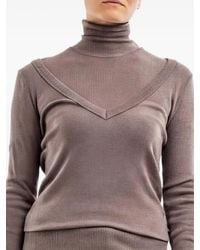 Lemaire - V-Neck Layered-Detail Sweater - Lyst