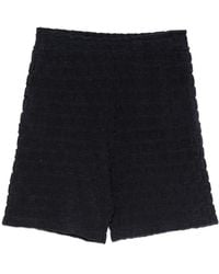 Sandro - Sponge Geometric-Jacquard Towelling Shorts - Lyst