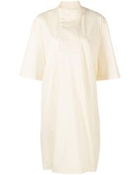 Lemaire - High-neck Cotton Dress - Lyst