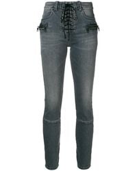 Unravel Project - Lace-Up Jeans - Lyst