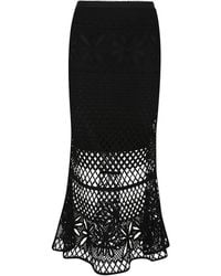 Pinko - Maxi-Rok Met Gehaakt Effect - Lyst