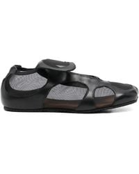 Egonlab - Enez Cut-Out Leather Sneakers - Lyst