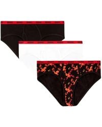 DIESEL - Set de tres tangas Oxy-Gft con logo en la cinturilla - Lyst
