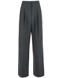 PT Torino - Check Pleated Trousers - Lyst
