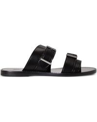 Polo Ralph Lauren - Leather Flat Sandals - Lyst