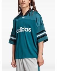 adidas - Logo-Print Mesh T-Shirt - Lyst