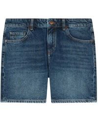 ARMANI EXCHANGE - Cotton Denim Shorts - Lyst